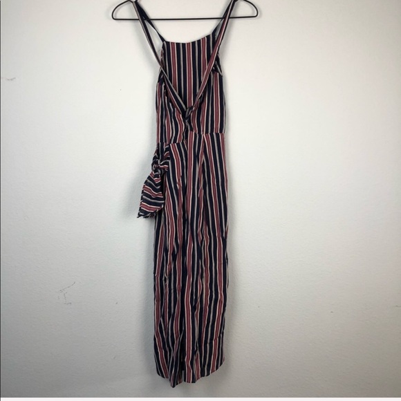 Privacy Please • Nassau Striped Midi Wrap Dress - Picture 6 of 8